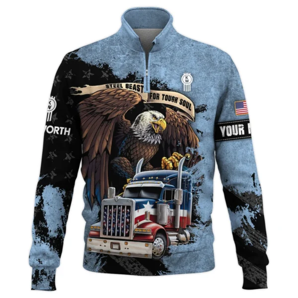 Kenworth Gift For Truckers Quarter-Zip Jacket All Over Prints BLT11225A5KWQTZ