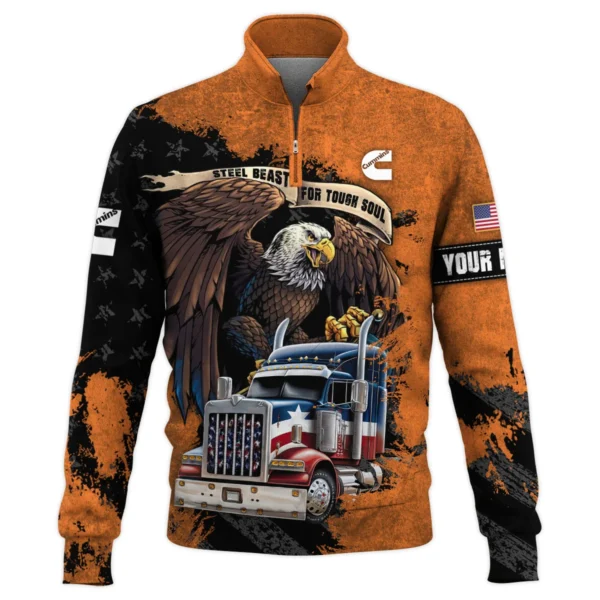 Cummins Gift For Truckers Quarter-Zip Jacket All Over Prints BLT11225A6CMQTZ