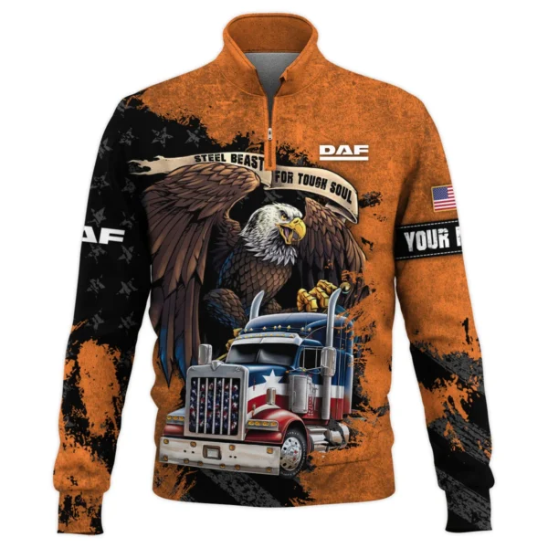 DAF Trucks Gift For Truckers Quarter-Zip Jacket All Over Prints BLT11225A6DAFQTZ