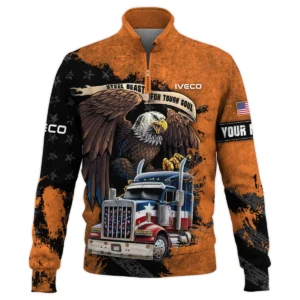 Iveco Gift For Truckers Quarter-Zip Jacket All Over Prints BLT11225A6IVCQTZ
