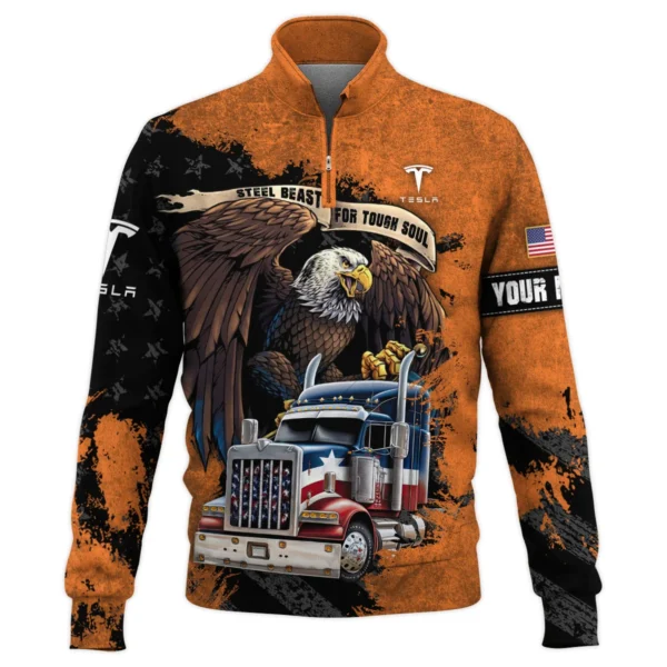 Tesla Semi Gift For Truckers Quarter-Zip Jacket All Over Prints BLT11225A6TESQTZ