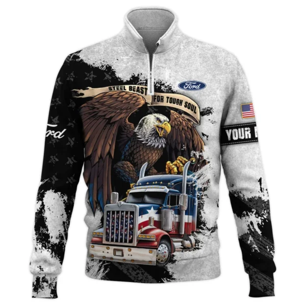 Ford Trucks Gift For Truckers Quarter-Zip Jacket All Over Prints BLT11225A7FTQTZ