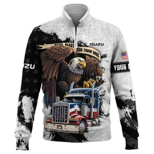 Isuzu Trucks Gift For Truckers Quarter-Zip Jacket All Over Prints BLT11225A7ISZQTZ