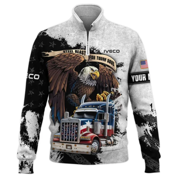 Iveco Gift For Truckers Quarter-Zip Jacket All Over Prints BLT11225A7IVCQTZ
