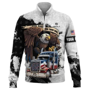 Nikola Gift For Truckers Quarter-Zip Jacket All Over Prints BLT11225A7NKLQTZ