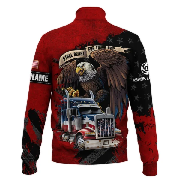 Ashok Leyland Gift For Truckers Quarter-Zip Jacket All Over Prints BLT11225A1ALQTZ