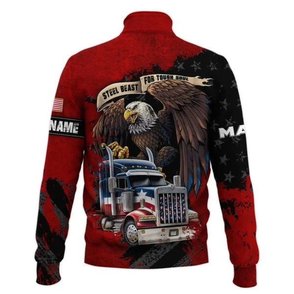 MAN Truck Gift For Truckers Quarter-Zip Jacket All Over Prints BLT11225A1MANQTZ
