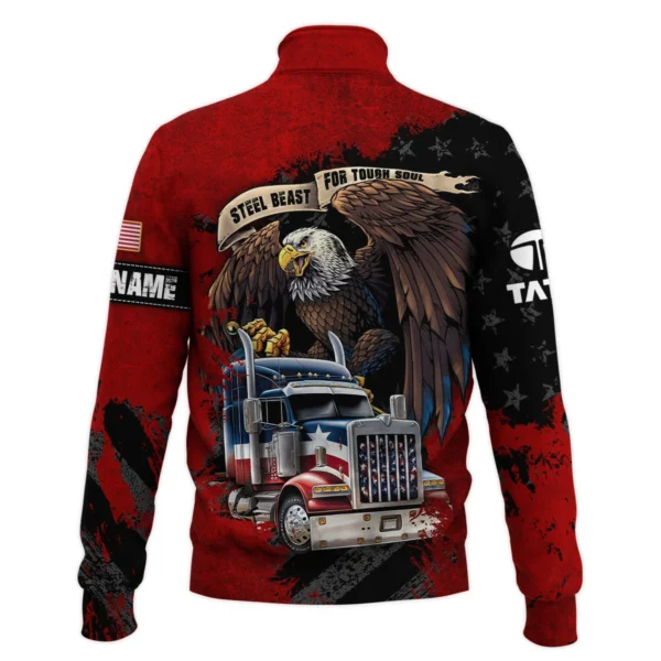 Tata Motors Gift For Truckers Quarter-Zip Jacket All Over Prints BLT11225A1TMQTZ