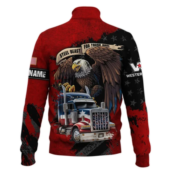 Western Star Gift For Truckers Quarter-Zip Jacket All Over Prints BLT11225A1WSQTZ