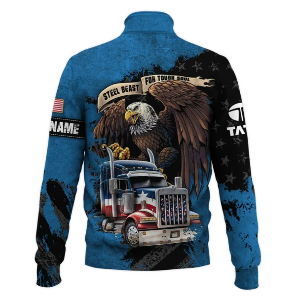 Tata Motors Gift For Truckers Quarter-Zip Jacket All Over Prints BLT11225A3TMQTZ