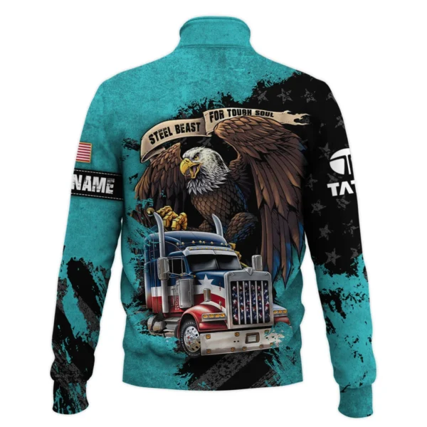Tata Motors Gift For Truckers Quarter-Zip Jacket All Over Prints BLT11225A8TMQTZ