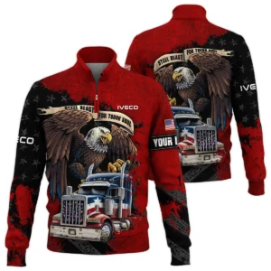 Iveco Gift For Truckers Quarter-Zip Jacket All Over Prints BLT11225A1IVCQTZ