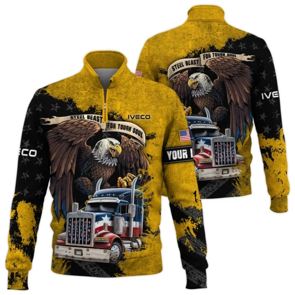 Iveco Gift For Truckers Quarter-Zip Jacket All Over Prints BLT11225A2IVCQTZ