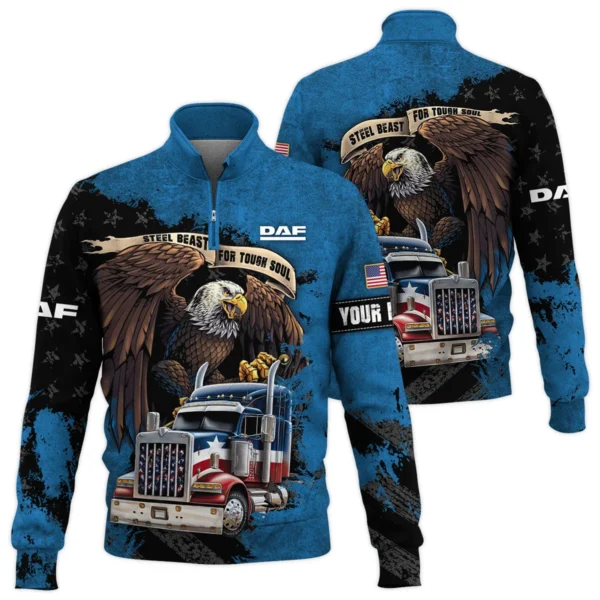 DAF Trucks Gift For Truckers Quarter-Zip Jacket All Over Prints BLT11225A3DAFQTZ