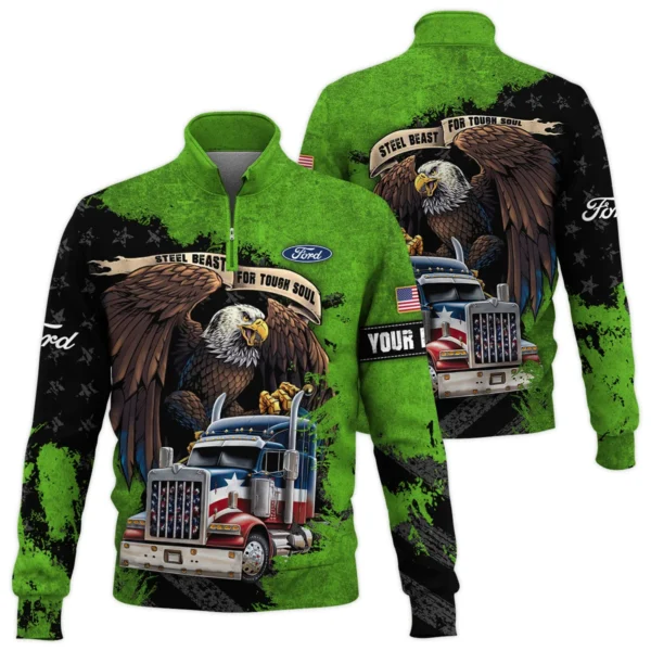 Ford Trucks Gift For Truckers Quarter-Zip Jacket All Over Prints BLT11225A4FTQTZ