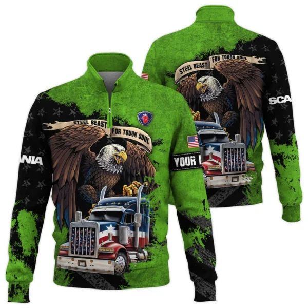 Scania Gift For Truckers Quarter-Zip Jacket All Over Prints BLT11225A4SCAQTZ