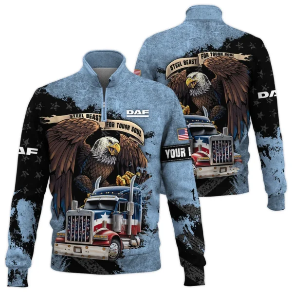DAF Trucks Gift For Truckers Quarter-Zip Jacket All Over Prints BLT11225A5DAFQTZ