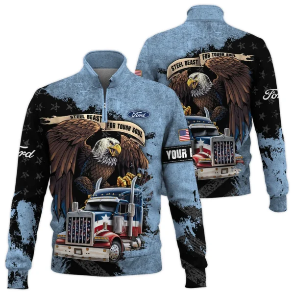 Ford Trucks Gift For Truckers Quarter-Zip Jacket All Over Prints BLT11225A5FTQTZ