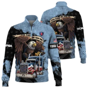 Scania Gift For Truckers Quarter-Zip Jacket All Over Prints BLT11225A5SCAQTZ