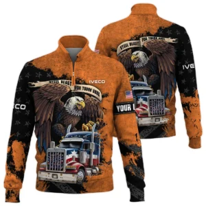 Iveco Gift For Truckers Quarter-Zip Jacket All Over Prints BLT11225A6IVCQTZ
