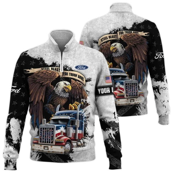 Ford Trucks Gift For Truckers Quarter-Zip Jacket All Over Prints BLT11225A7FTQTZ