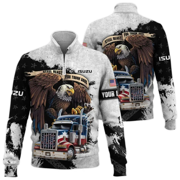 Isuzu Trucks Gift For Truckers Quarter-Zip Jacket All Over Prints BLT11225A7ISZQTZ