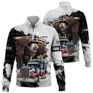 Iveco Gift For Truckers Quarter-Zip Jacket All Over Prints BLT11225A7IVCQTZ