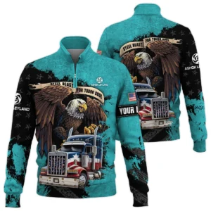 Ashok Leyland Gift For Truckers Quarter-Zip Jacket All Over Prints BLT11225A8ALQTZ