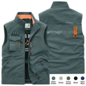 Special Release Blackmagic Design Photography Videography Outdoor Sleeveless Vest BLPT280924A3BD