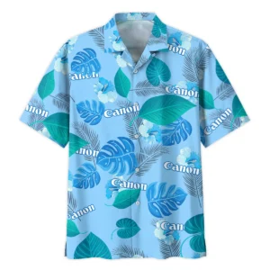 Customize Nikon-Canon-Your Logo Brand Classic Blue Branches Hawaiian Clothing All Over Prints Summer Gift For Photographers BL1125A17