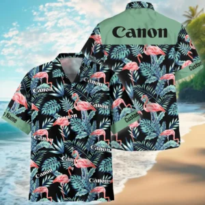 Customize Nikon-Canon-Your Logo Brand Exotic Tropical Pink Flamingo Hawaiian Clothing All Over Prints Summer Gift For Photographers BL1125A23