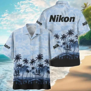 Customize Nikon-Canon-Your Logo Brand Island Palm And Cloud Hawaiian Clothing All Over Prints Summer Gift For Photographers BL1125A11