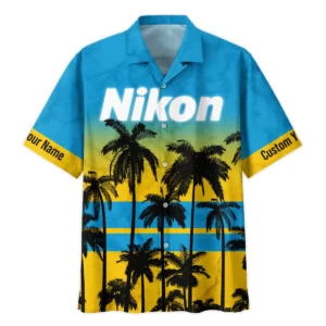 Customize Nikon-Canon-Your Logo Brand Palm Trees Pattern Hawaiian Clothing All Over Prints Summer Gift For Photographers BL1125A33