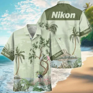 Customize Nikon-Canon-Your Logo Brand Tropical Garden Watercolor Hawaiian Clothing All Over Prints Summer Gift For Photographers BL1125A56