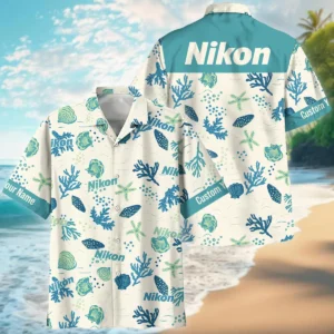 Customize Nikon-Canon-Your Logo Brand Shells Coral Bubbles Hawaiian Clothing All Over Prints Summer Gift For Photographers BL1125A58