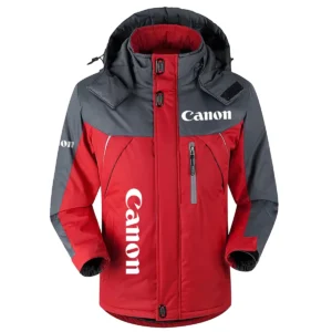 Canon Photography Videography Exclusive Logo Outdoor Plush Charging Suit Waterproof Windproof Detachable Hood BLPT271124A1CN