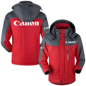 Canon Photography Videography Exclusive Logo Plush Charging Suit Waterproof Windproof Detachable Hood BLPT251124A1CN