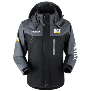 Caterpillar x Pentax Special Release Outdoor Plush Charging Suit Waterproof Windproof Detachable Hood BL261124A1CATPT