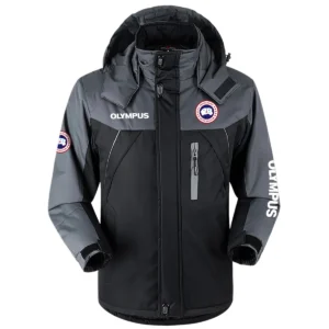 Canada Goose x Olympus Special Release Outdoor Plush Charging Suit Waterproof Windproof Detachable Hood BL261124A1CGOLP