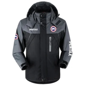 Canada Goose x Pentax Special Release Outdoor Plush Charging Suit Waterproof Windproof Detachable Hood BL261124A1CGPT