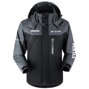 Columbia Sportswear x Pentax Special Release Outdoor Plush Charging Suit Waterproof Windproof Detachable Hood BL261124A1CSPT