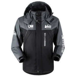REI Co-op x OM SYSTEM Special Release Outdoor Plush Charging Suit Waterproof Windproof Detachable Hood BL261124A1REIOM