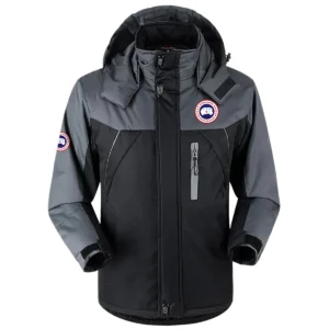 Canada Goose Outdoor Clothing Brand Exclusive Logo Outdoor Plush Charging Suit Waterproof Windproof Detachable Hood BLBR291124A2CG