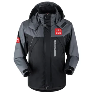Uniqlo Outdoor Clothing Brand Exclusive Logo Outdoor Plush Charging Suit Waterproof Windproof Detachable Hood BLBR291124A2UNQ