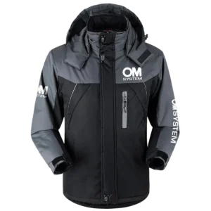 OM SYSTEM Photography Videography Exclusive Logo Plush Charging Suit Waterproof Windproof Detachable Hood BLPT141024A2OM