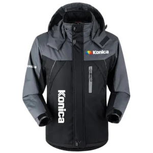 Konica Photography Videography Exclusive Logo Outdoor Plush Charging Suit Waterproof Windproof Detachable Hood BLPT271124A1KNC