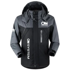OM SYSTEM Photography Videography Exclusive Logo Outdoor Plush Charging Suit Waterproof Windproof Detachable Hood BLPT271124A1OM