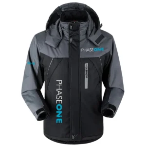 Phase One Photography Videography Exclusive Logo Outdoor Plush Charging Suit Waterproof Windproof Detachable Hood BLPT271124A1PHO