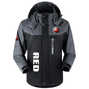 Red Digital Cinema Photography Videography Exclusive Logo Outdoor Plush Charging Suit Waterproof Windproof Detachable Hood BLPT271124A1RDC