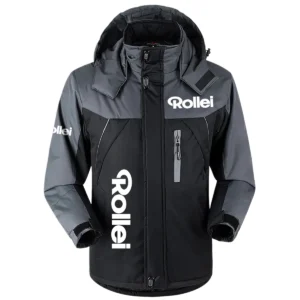 Rollei Photography Videography Exclusive Logo Outdoor Plush Charging Suit Waterproof Windproof Detachable Hood BLPT271124A1ROL